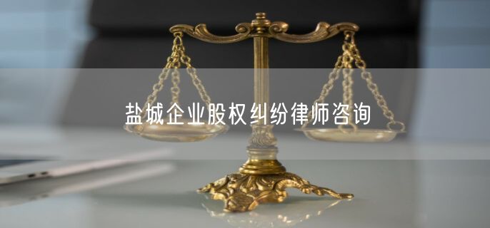 盐城企业股权纠纷律师咨询